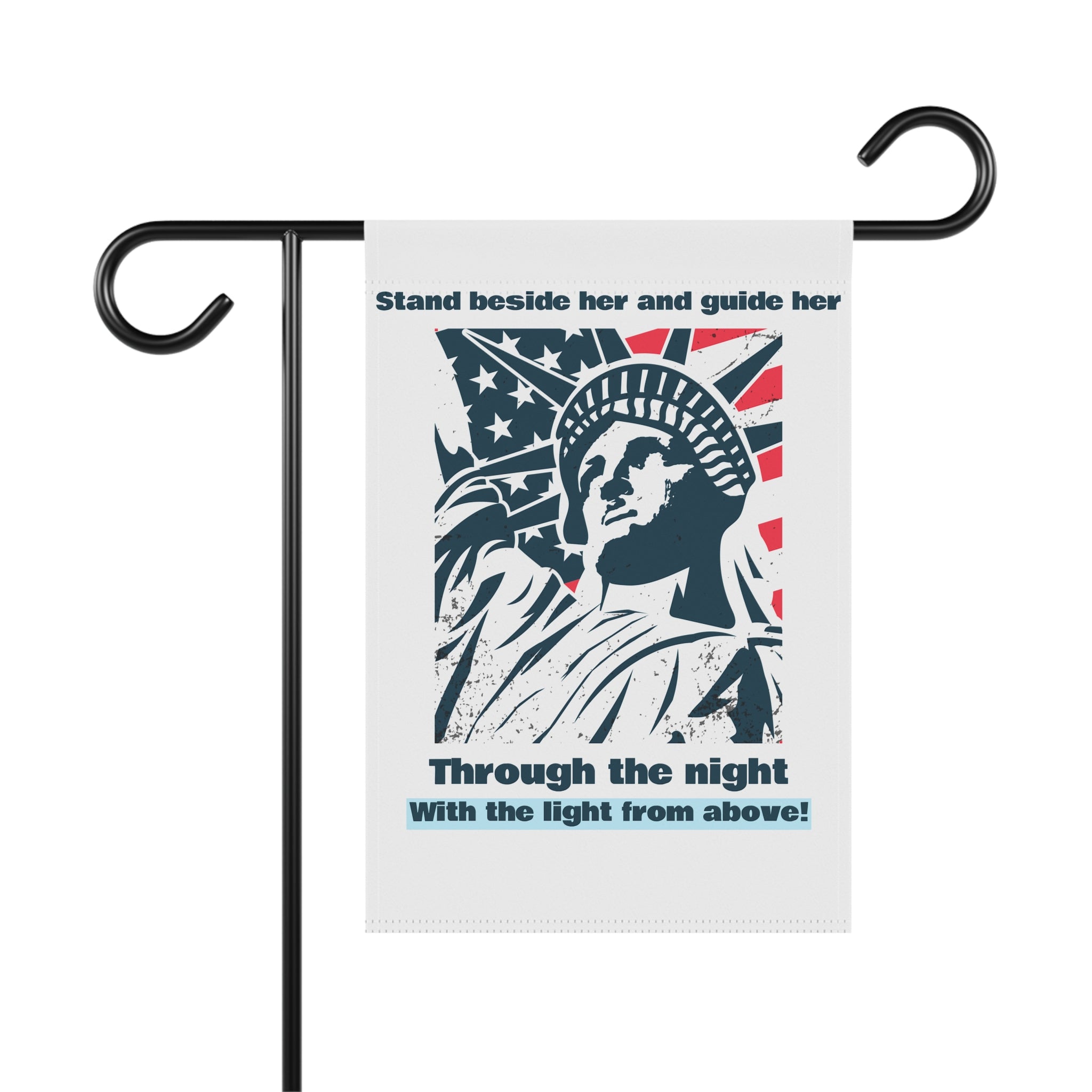Patriotic garden flag
