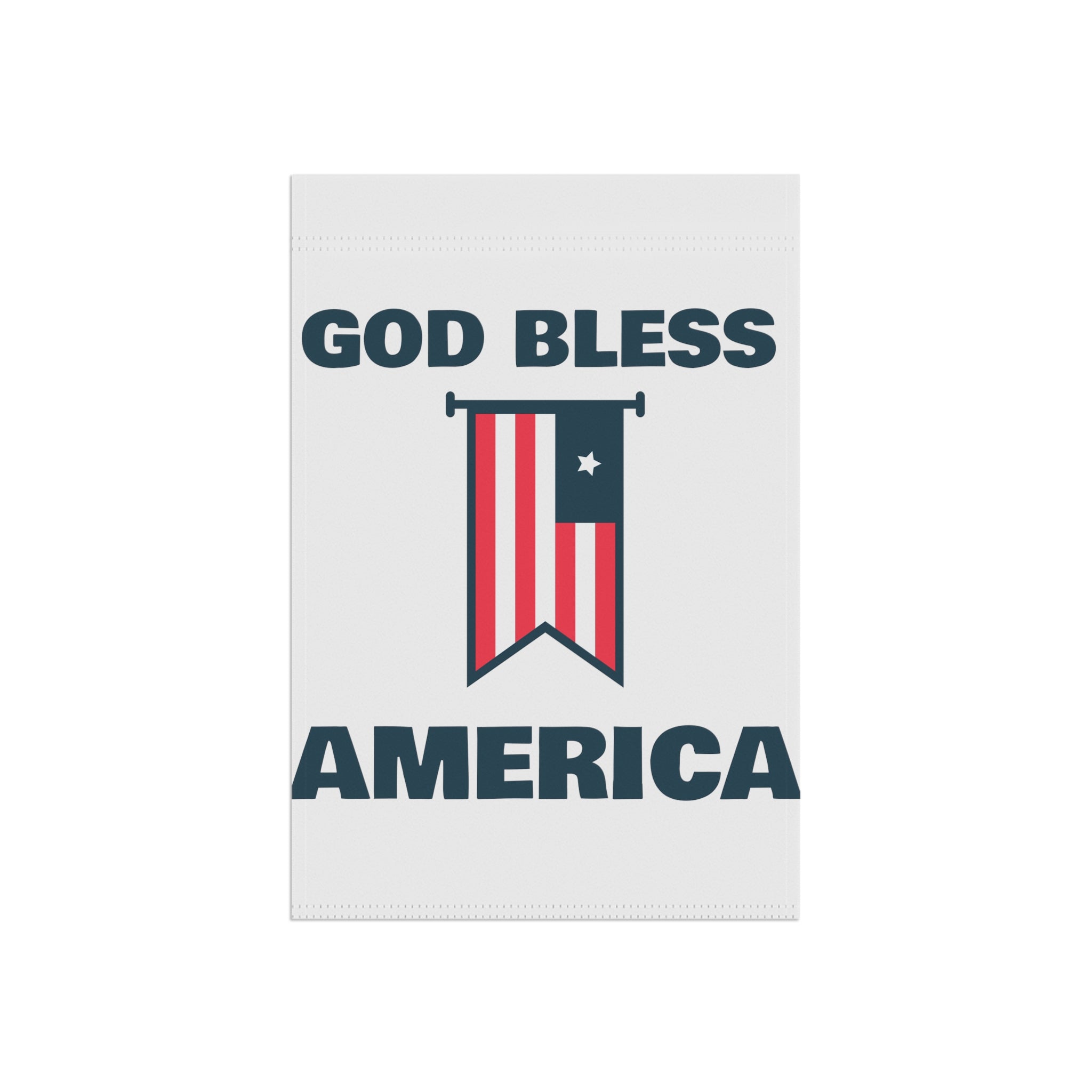 GOD BLESS AMERICA garden flag