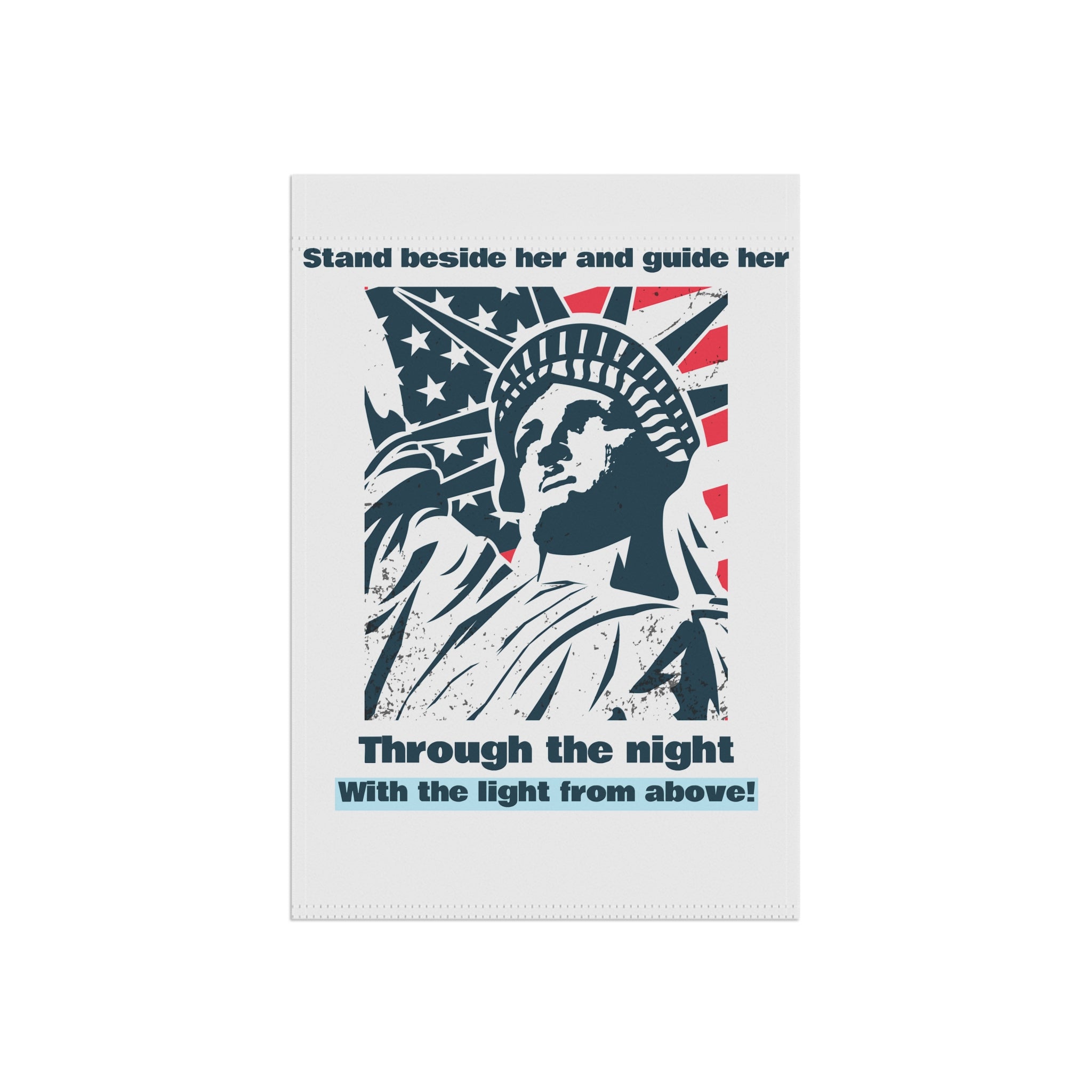 Patriotic garden flag