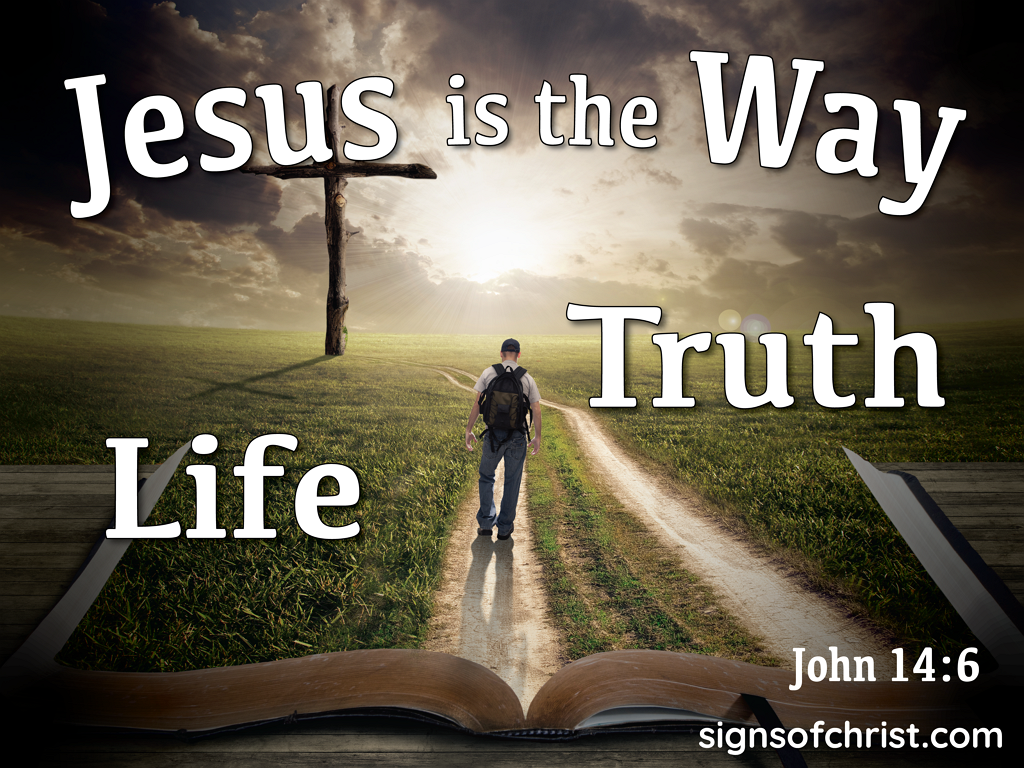 Jesus is the way sign