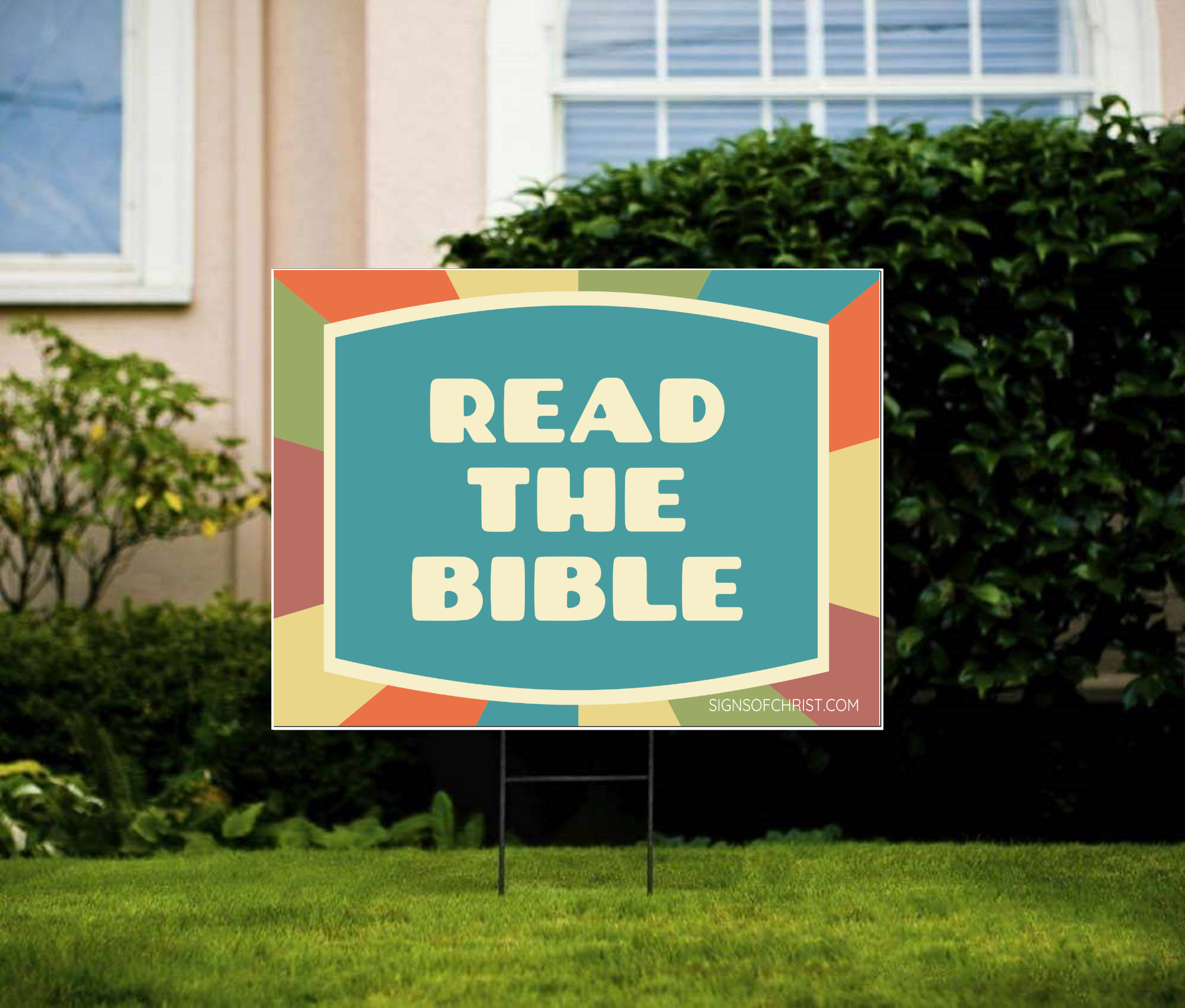 Read the Bible Yard Sign