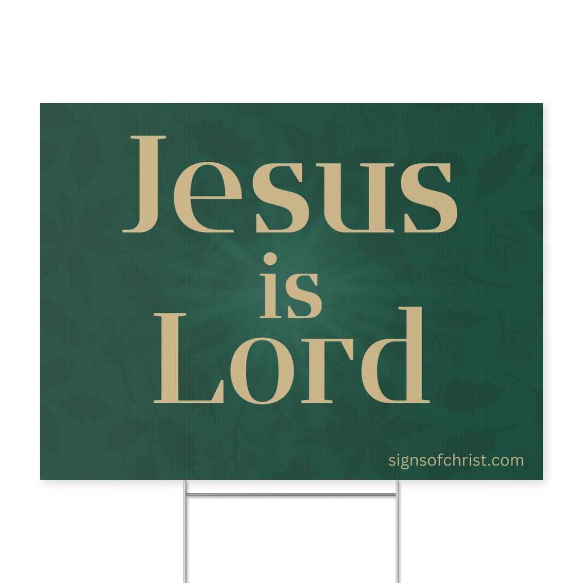 Jesus is Lord yard sign