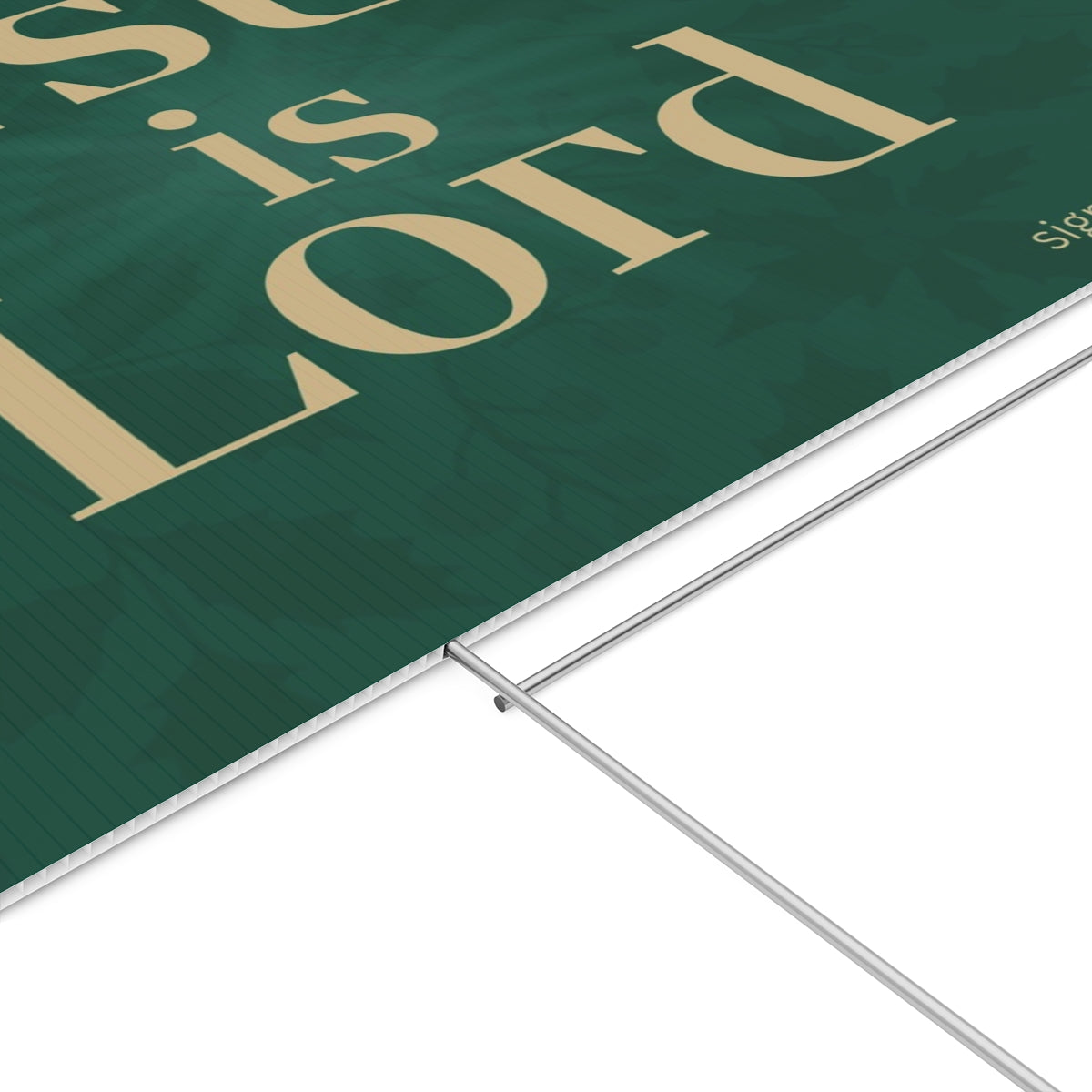 Jesus is Lord yard sign