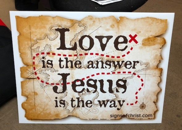 Love is the answer sign