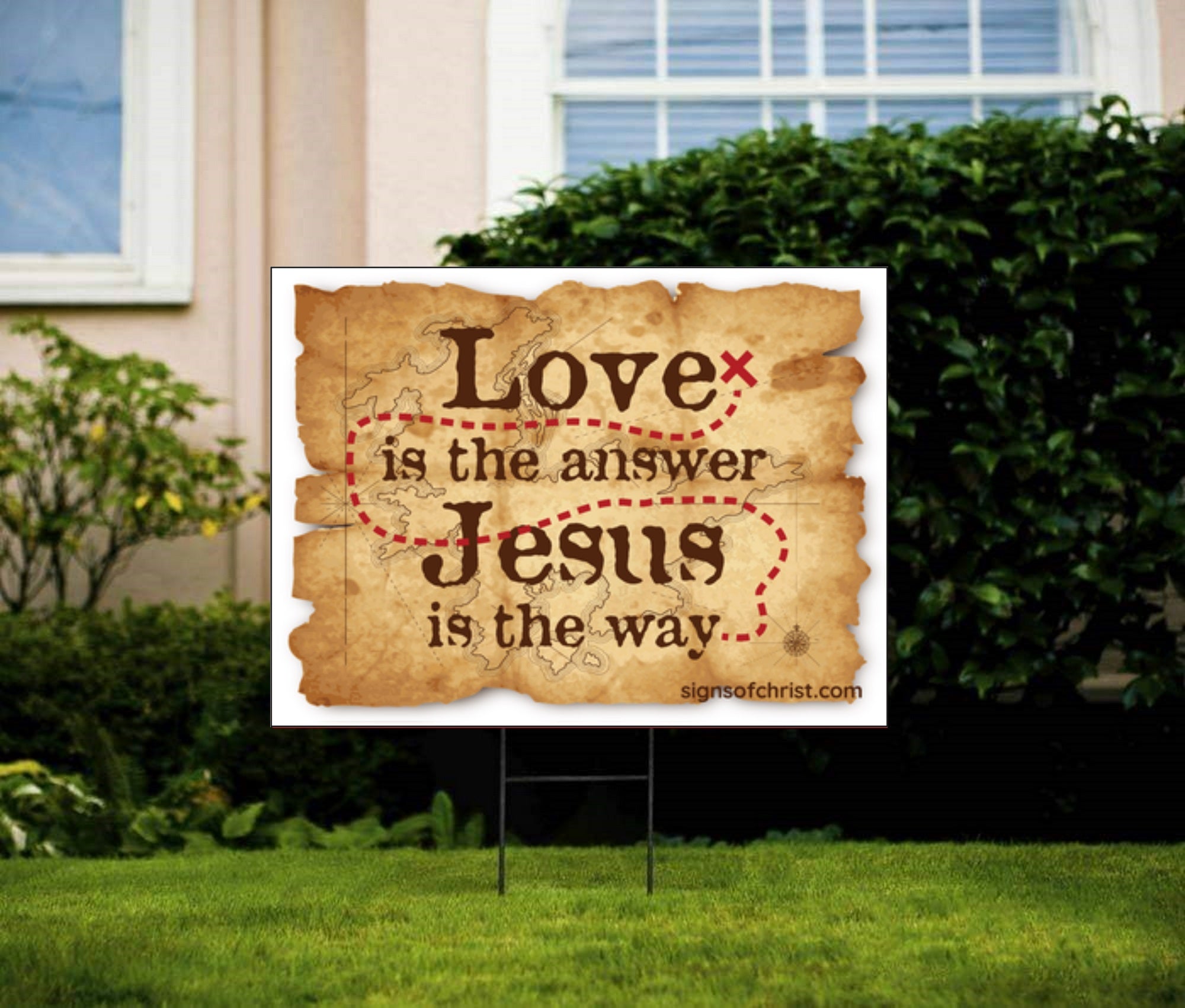 Love is the answer sign